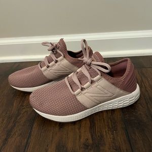 New Balance neutral pink tennis shoes